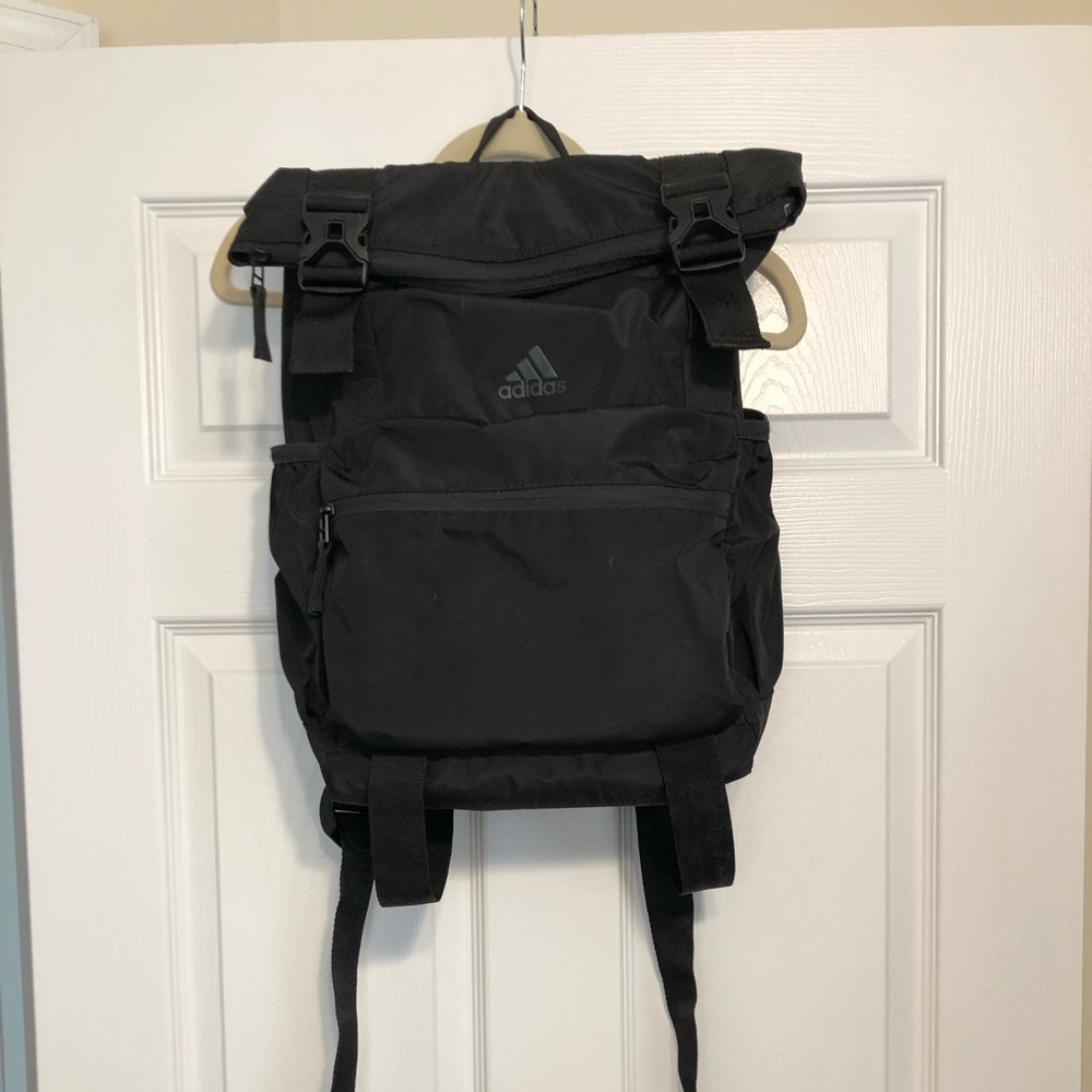 Adidas Backpack - black with pink interior